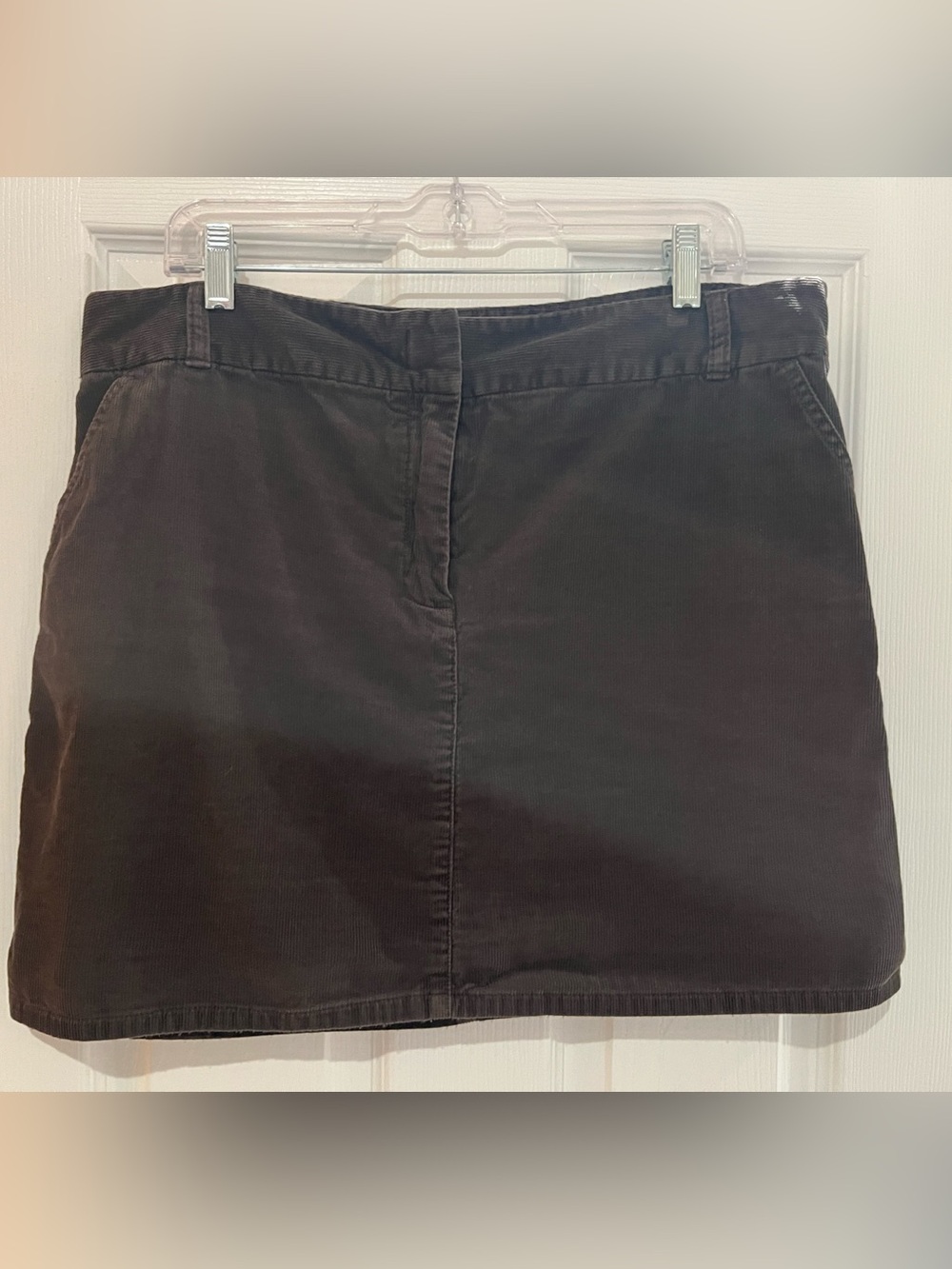 J. Crew Brown Corduroy Mini Skirt